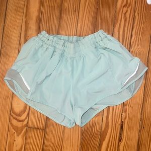 Rare blue lululemon hotty hot short 2.5 in